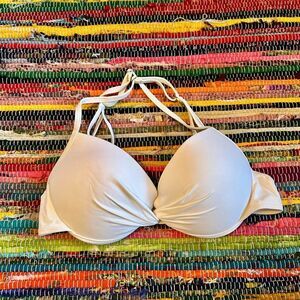 RELLECIGA White Bikini Top L